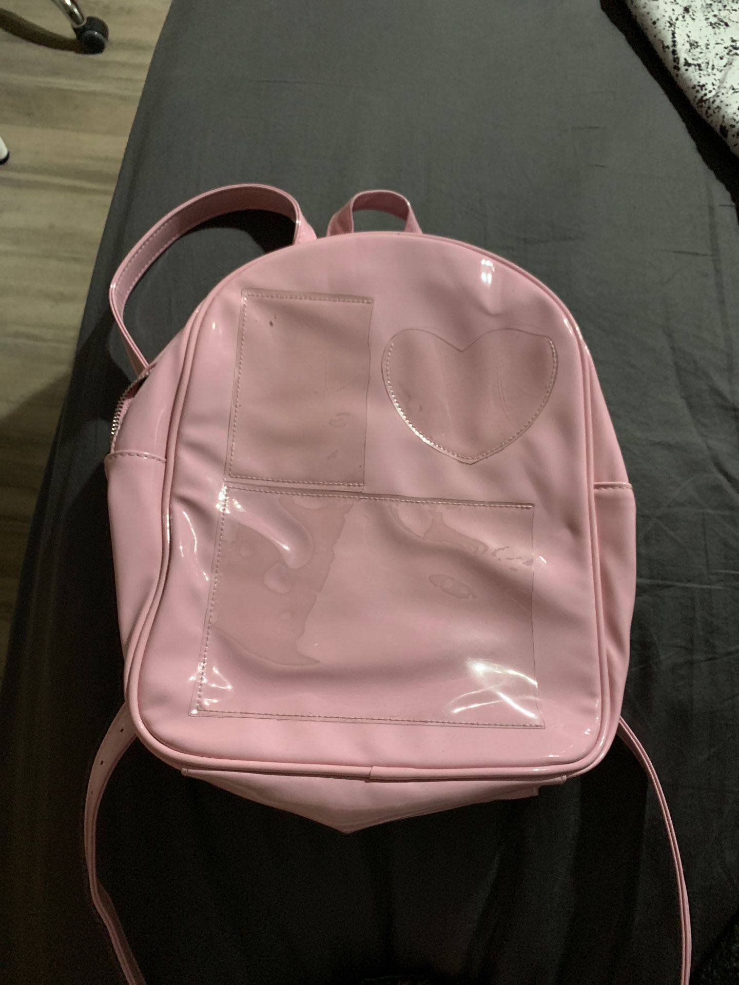 Pink little girl backpack