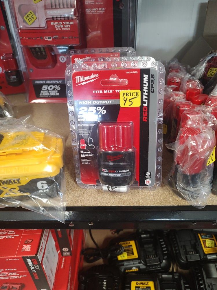 Milwaukee M12 High Output Cp2.5 Battery