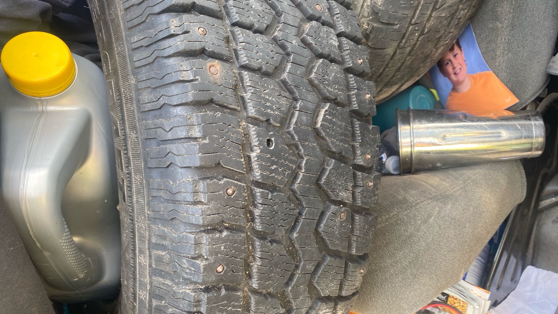 LT245/70R17 Studded Tires For Sale Whole Set, almost new