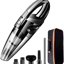 Handheld Vacuum Cordless Portable Wet Dry Vacuum Cleaner for Car Home Pet Hair with Filter Rechargeable 2200mAh Lithium Battery 120W 4500PA Powerful S