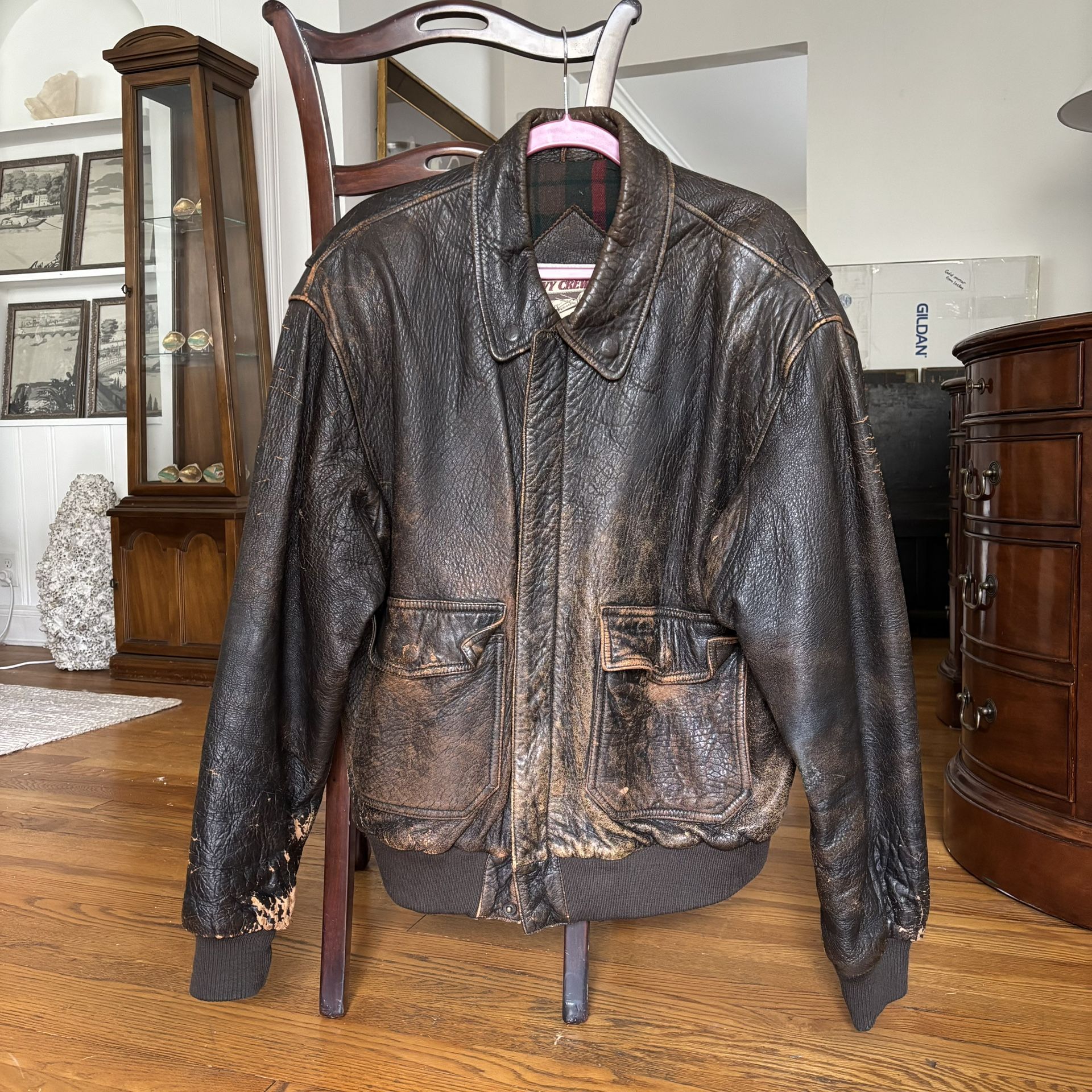 Vintage leather Jacket