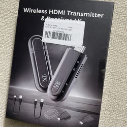 Brand New : Wireless HDMI Transmitter and Receiver 4K