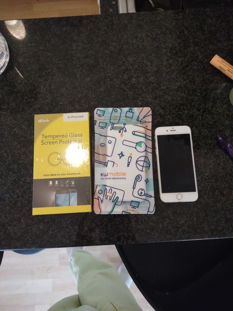 IPhone, case, & screen protector!