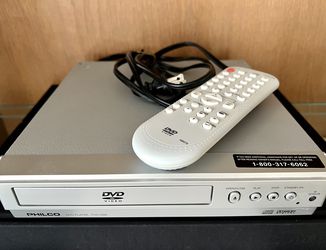 PHILCO DVD Player, Model PVD 1000 w/Remote & AV Cables — Excellent Condition