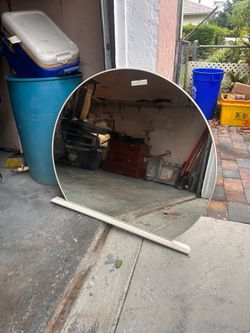 Large vanity mirror