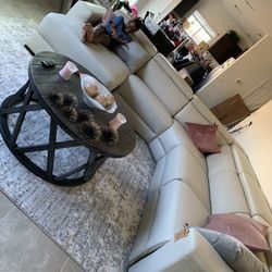 L Shape Leather Couch