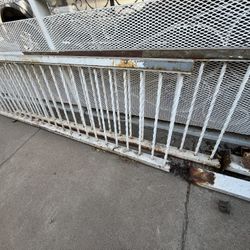 Two Large Scrap Metal Gates