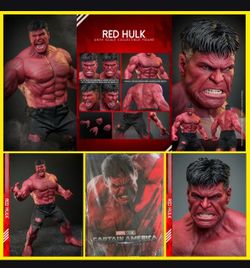 1/6 Hot Toys Red Hulk MMS797 Figure Marvel Avengers