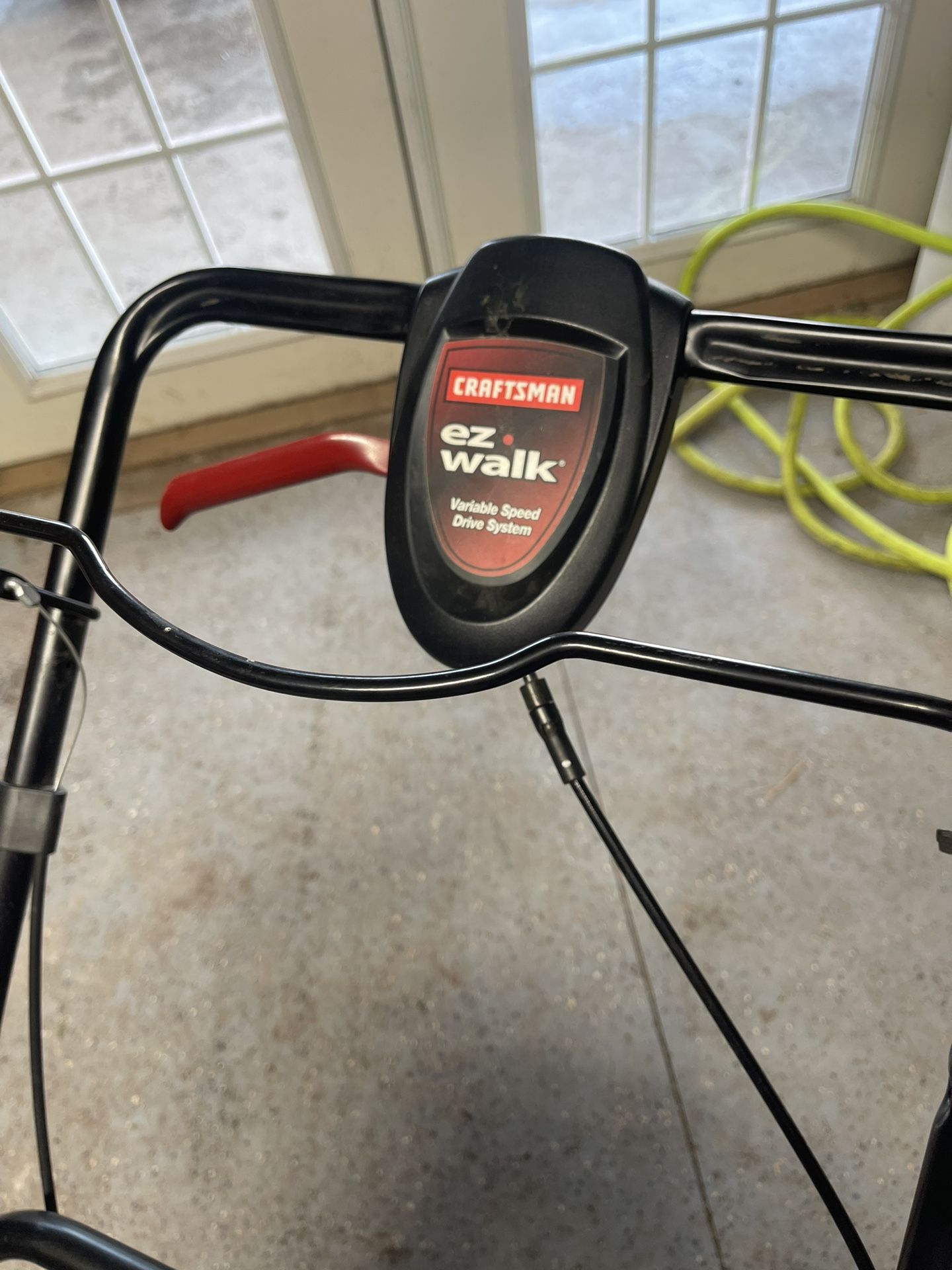 Craftsman ez walk mower with bagger 6 75 hp w 21 cutting deck very