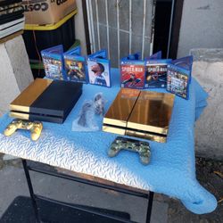 3 Great Games, 1 Original Controller & Playstation 4 PS4 500GB $200! OR. BOTH combos $400!. Trade are welcome Noo Trash needed