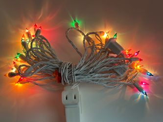 Loose Set UL Decorative Lighting String – 35 LED Multicolored Icicle Lights