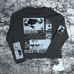 Birth of Royal Child Graphic Long Sleeve Shirt