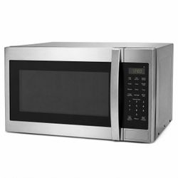 Seasons 1.7 Cu. Ft. Stainless OTR Microwave | BRAND NEW IN BOX