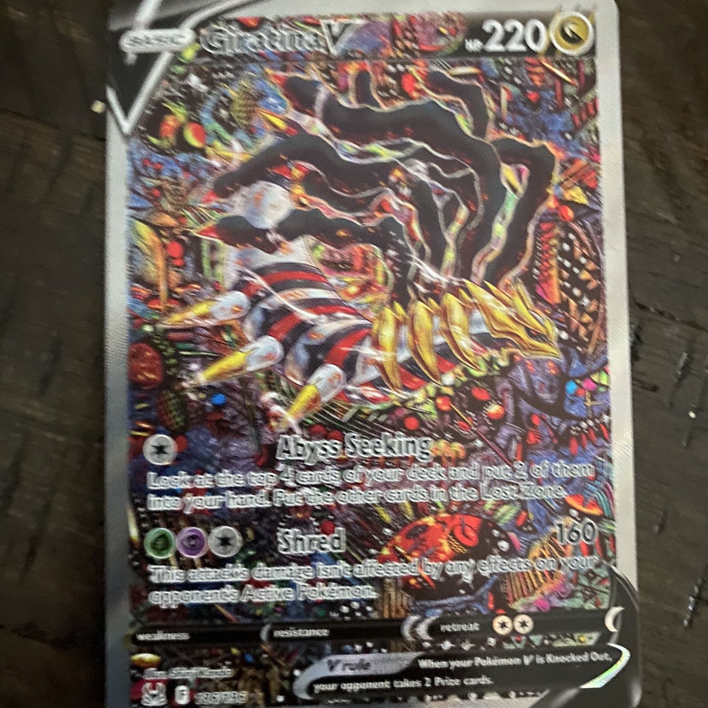 Giratina V Alt Art Pokémon Card for Sale in Carmichael, CA - OfferUp