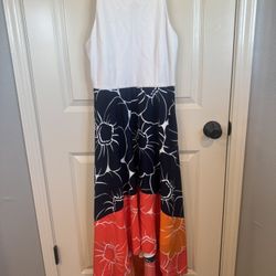 ANTHROPOLOGIE  Hutch Peachy High-Low Dress (M)