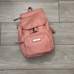 Pink Mini Backpack Purse
