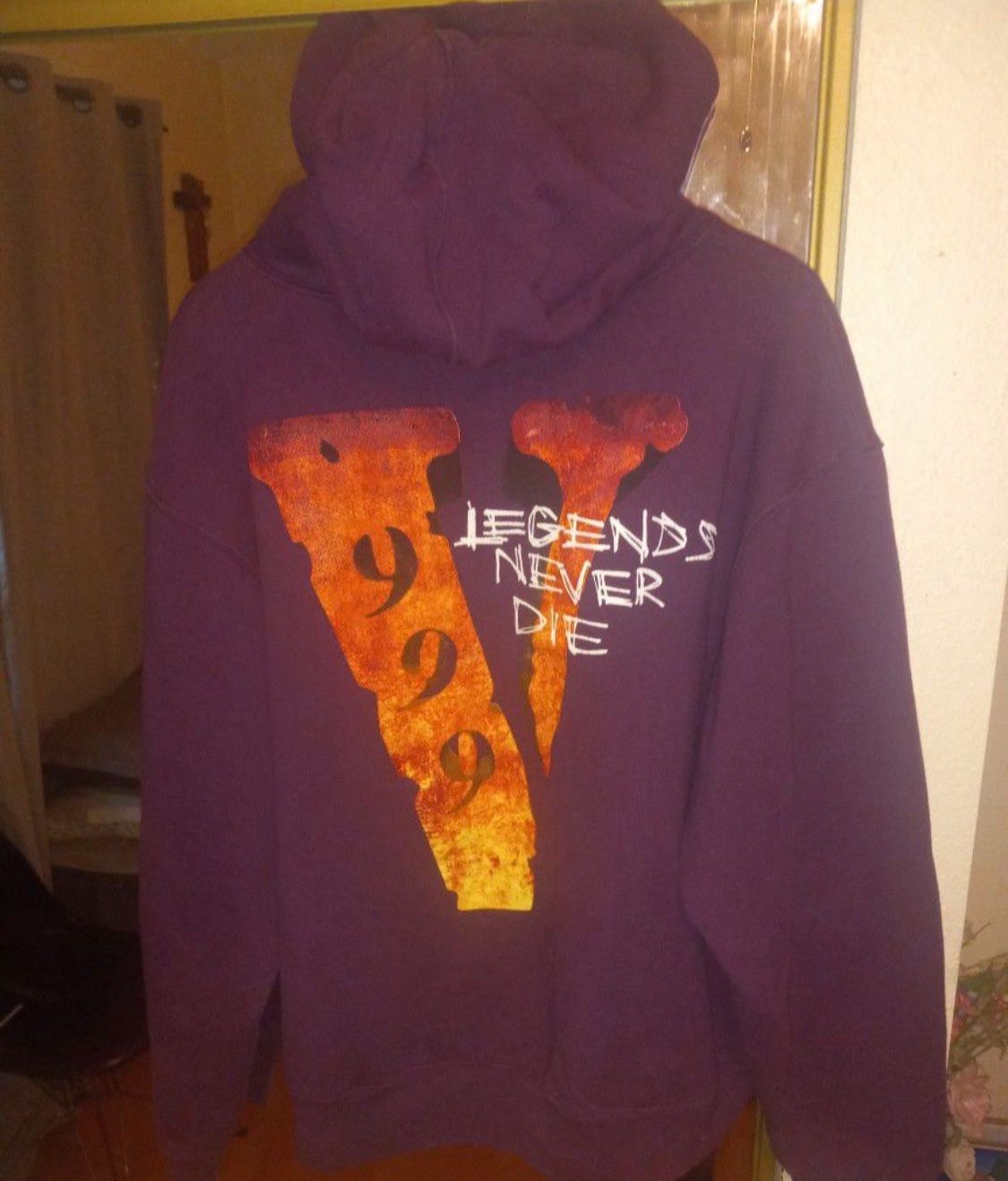 Juice Wrld 999 Vlone Purple And Orange Size XL