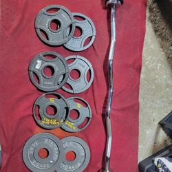 2" HOLE OLYMPIC PLATES 40LBs .   8-5s AND 2" HOLE OLYMPIC EZ-CURL BAR WITH COLLARS 
11525 S HALSTED DUNKIN DONUTS/7111.S WESTERN WALGREENS 
DELIVERY A