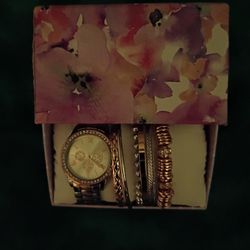 Watch & Bracelet Set