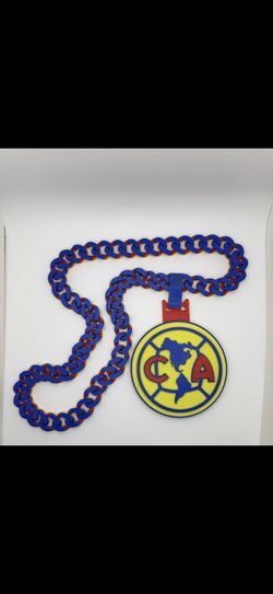 Club America/ Soccer/ Mexico/ Futbol/ sports / 3D prints/ Necklace/ New