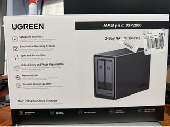 UGREEN NASync DXP2800 2-Bay NAS - Brand New Open Box