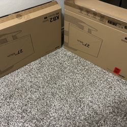 Two 27” HD IPS computer Monitors