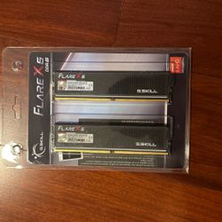 G.SKILL Flare X5 Series DDR5 RAM (AMD Expo) 32GB (2x16GB) 6000MT/s CL32-38-38-96 1.35V Desktop Computer Memory U-DIMM - Matte Black