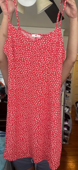 Red Spaghetti Strap Dress