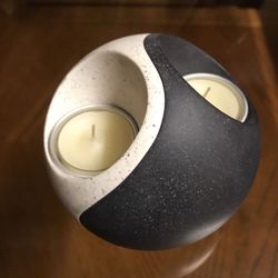 Yin Yang Tea Light Candle Holder