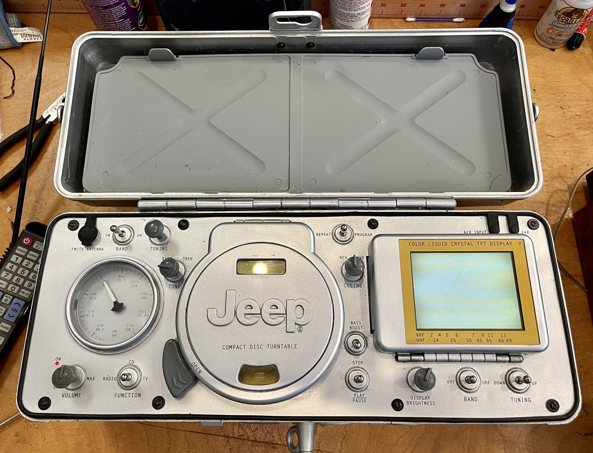 Vintage Jeep Boombox From The 90s