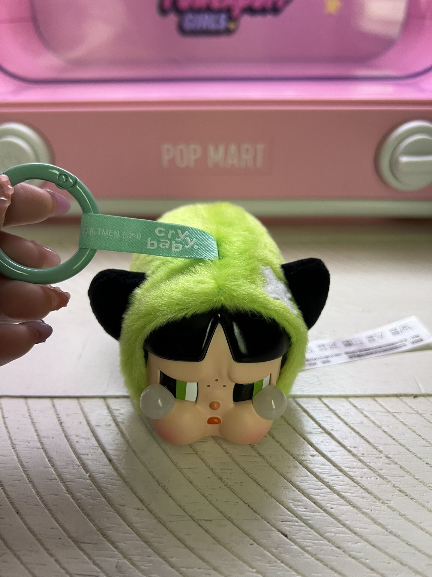 POPMART CRYBABY Powerpuff Girls Vinyl Plush Buttercup