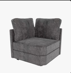 🛋️✨🩶 MODERN GRAY CORNER CHAIR NEW 🩶✨🛋️