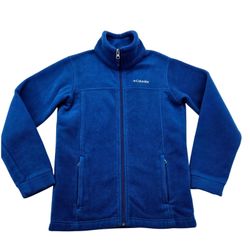 Columbia Youth Steens Mountain II Blue Fleece Jacket Size M 10/12 Athleisure