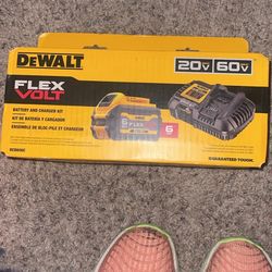 Dewalt 60v Flex Volt 6ah Battery And Charger