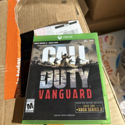 Xbox One Call Of Duty Vanguard Video Game Complete 