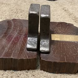 Panama Railroad Tie Bookends 