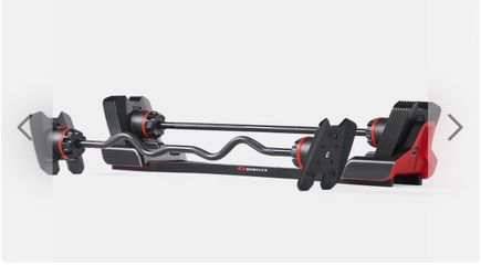 BowFlex SelectTech 2080 Adjustable Barbell with Curl Bar