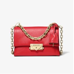 Michael Kors Cece Small Shoulder Bag in Bright Red
