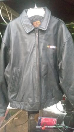 Nascar leather jacket