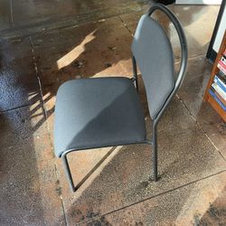 Black, Cushioned Chair