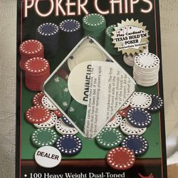 Poker Chips, 100 Pieces