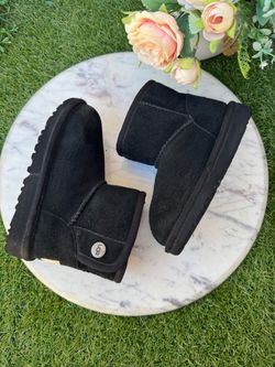 Ugg black mini toddler winter boots size 9