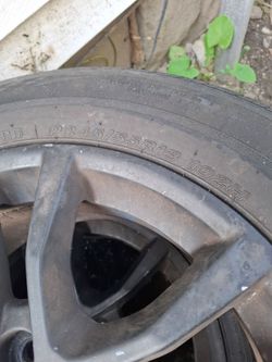 Tires on rims 5 bolt