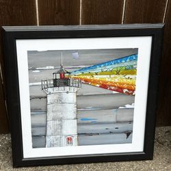 Colorful Lighthouse Print