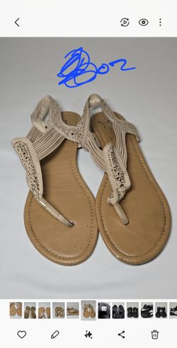 Celebrity pink, Women Sandals size 8 -ZIP CODE 77066