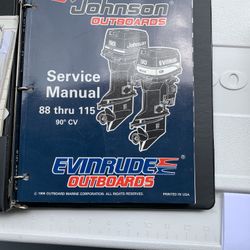 Boat Motor Repair Books $10  Each 