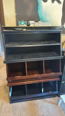 Land of nod (crate and kids) solid wood toy cubbies