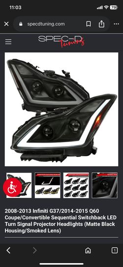 Infiniti G37 Headlights 