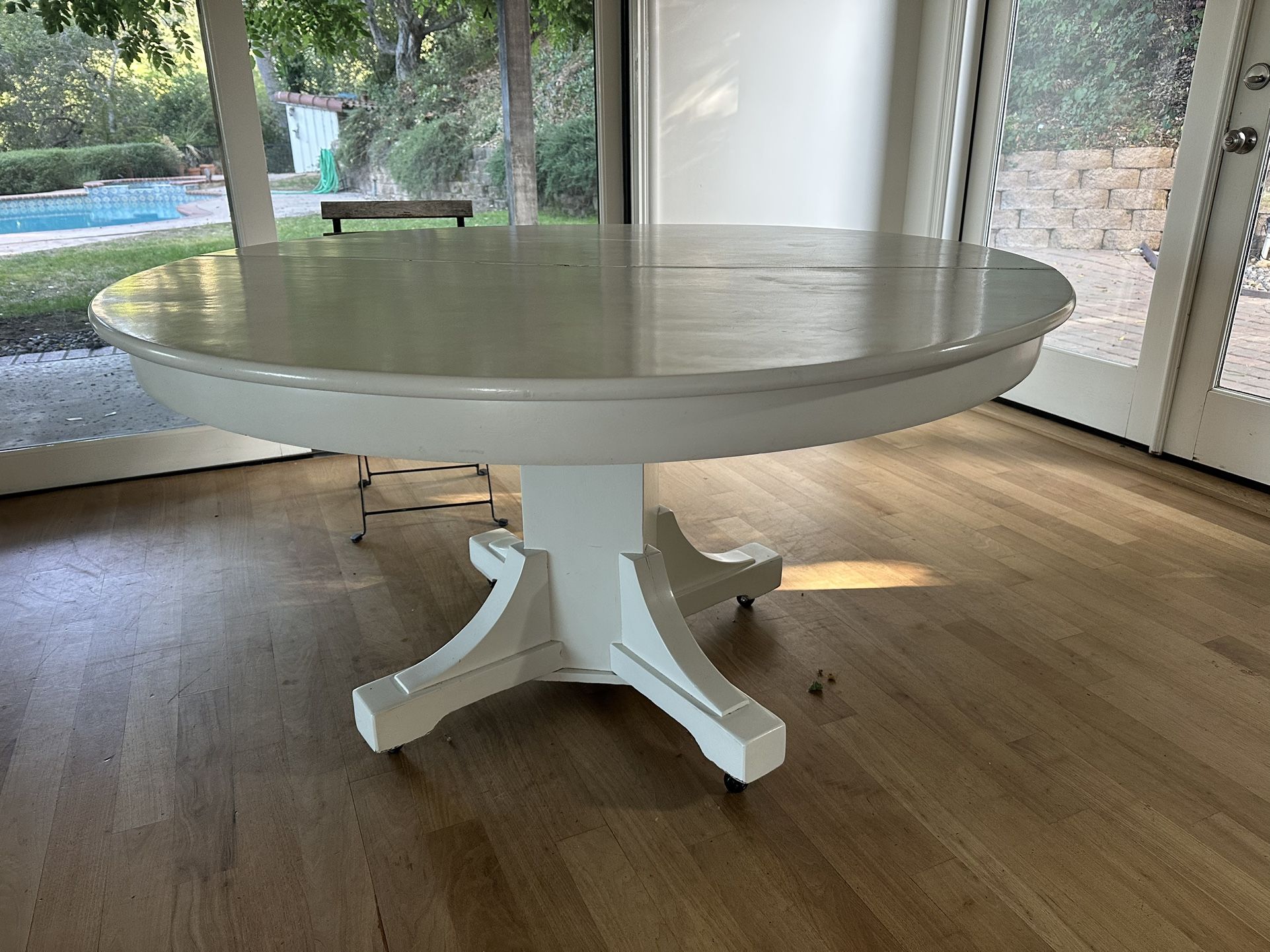 Beautiful solid wood table from celebrity home