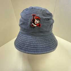 LOWELL SPINNERS BUCKET SUN HAP CAP Minor League Baseball MILB - RARE - BLUE